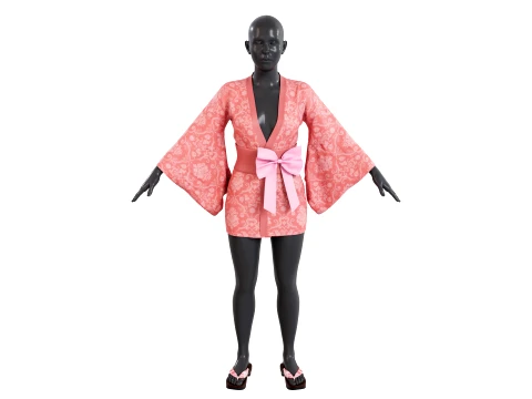 Mini Kimono 3D Модель