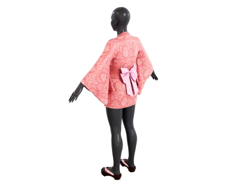 Mini Kimono 3D Модель