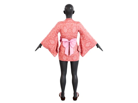 Mini Kimono 3D Модель