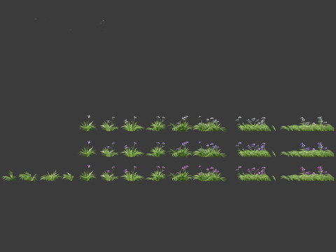 Iris tectorum - Roof iris 3D Model