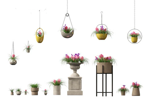 Pacchetto verde cortile 35 Modello 3D