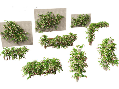 Pacchetto Meraviglie a cascata arrampicata 32 Modello 3D