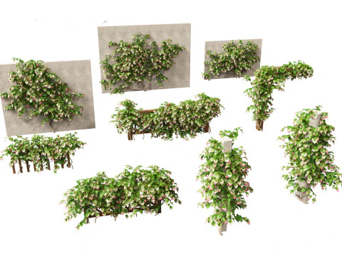 Climbing Cascading Wonders Pack 32 3D Model