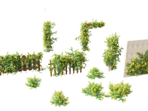 Pacchetto Meraviglie a cascata arrampicata 32 Modello 3D