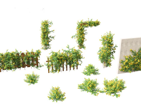 Climbing Cascading Wonders Pack 32 3D Model