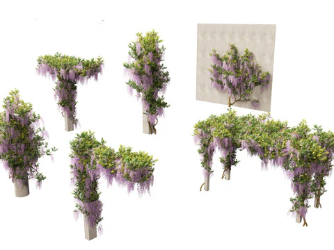 Climbing Cascading Wonders Pack 32 3D Model