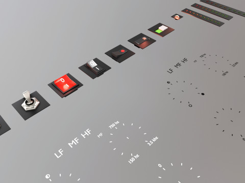 Knobs and meters modular Blender 36 LTS 2024 3D 模型