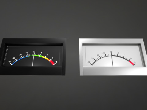 Knobs and meters modular Blender 36 LTS 2024 3D 模型