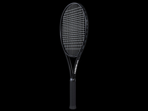 Tennis racket - Black carbon fiber Modèle 3D