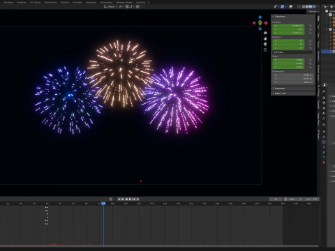 Liquidificador de fogos de artif&iacute;cio Eevee pr&oacute;ximo Modelo 3D
