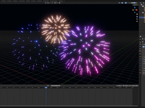 Liquidificador de fogos de artif&iacute;cio Eevee pr&oacute;ximo Modelo 3D