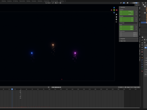 Fireworks Blender Eevee Next Modelo 3D