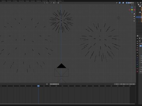 Fireworks Blender Eevee Next Modelo 3D