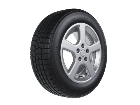 タイヤ オールシーズン 205 R17 95T 3Dモデル