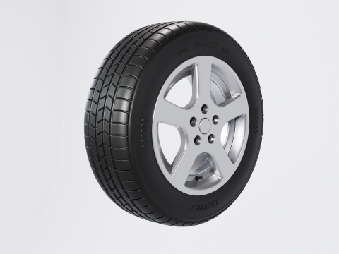 Tire all-season 205 R17 95T Modèle 3D