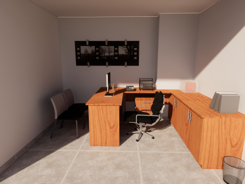 Desk furniture for desk 3D Model