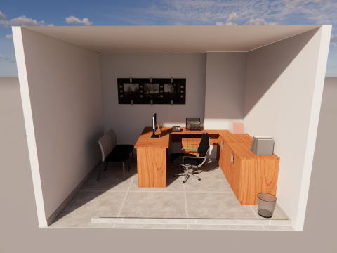 Desk furniture for desk 3D Model