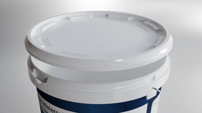 Bucket paint plastic High quality 3D 模型 .c4d .max .obj .3ds .fbx .stl .blend