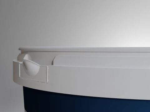 Bucket paint plastic High quality 3D Model