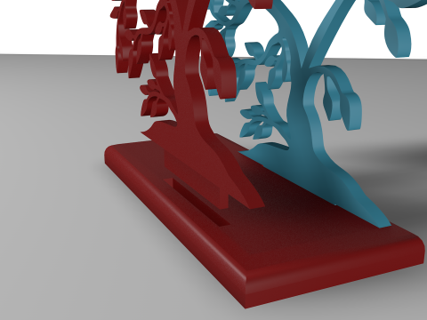 Elegant Olive Tree Napkin Holder Customizable 3D Printed Table Dcor for Restaurants Hotels 3D Print Model