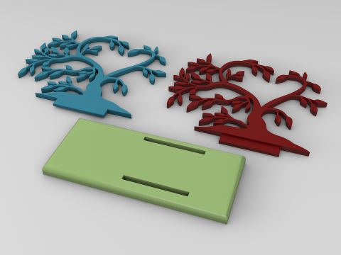 Elegant Olive Tree Napkin Holder Customizable 3D Printed Table Dcor for Restaurants Hotels 3D Print Model