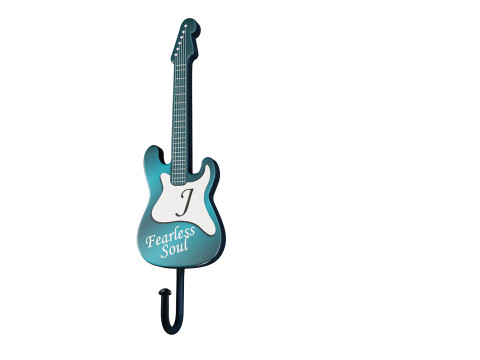 Guitar Hanger 3D Printable Wall Hook with Custom Design 3D 3D 打印模型