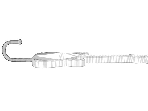 Guitar Hanger 3D Printable Wall Hook with Custom Design 3D 3D 打印模型