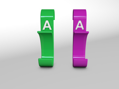 Letter A 3D Printed Towel Hook Wall Hanger 3D Print Model