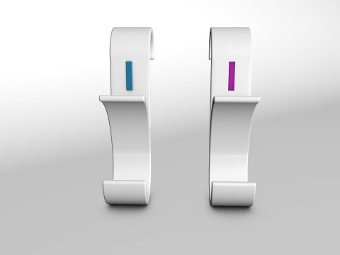 Hanger Bathroom 3D print model letter I 3D print model 3D Print Model