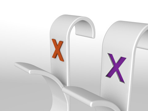 Hanger Bathroom 3D print model letter X 3D print model 3D Print Model