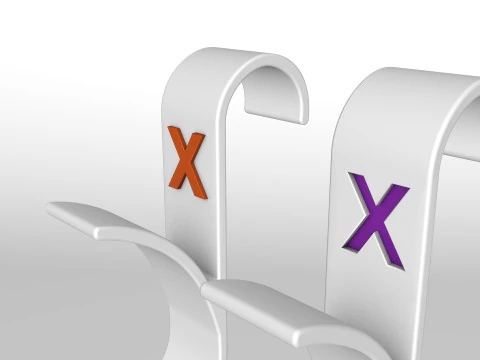 Modello di stampa 3D del bagno appendiabiti lettera X Modello di stampa 3D Modello di stampa 3D