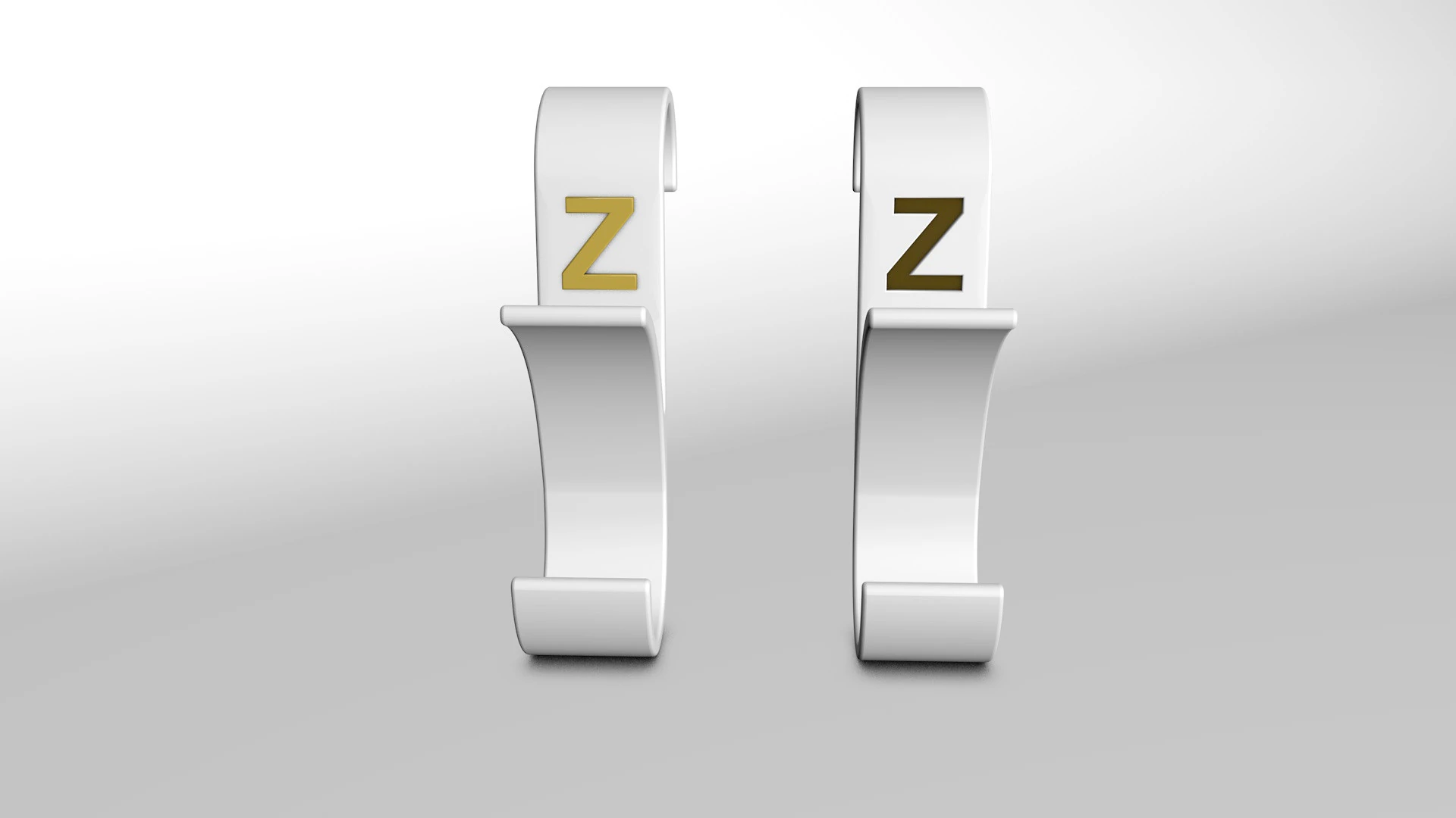 Hanger Bathroom 3D print model letter Z 3D print model 3D Print Model .c4d .max .obj .3ds .fbx .stl .blend 