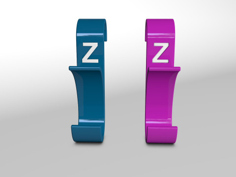Hanger Bathroom 3D print model letter Z 3D print model 3D-printmodel