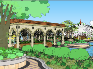 Green Eco-Park 3D Model