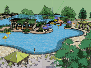 Green Eco-Park 3D Model