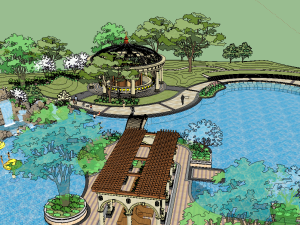 Green Eco-Park 3D Model