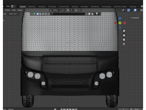 ZEDONE BUS HIGH QUALITY 3D MODEL 3D Модель