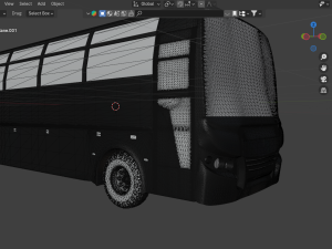 ZEDONE BUS HIGH QUALITY 3D MODEL 3D Модель