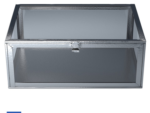 Glass Box HM Glasask - Silver - Cooper 3D Model