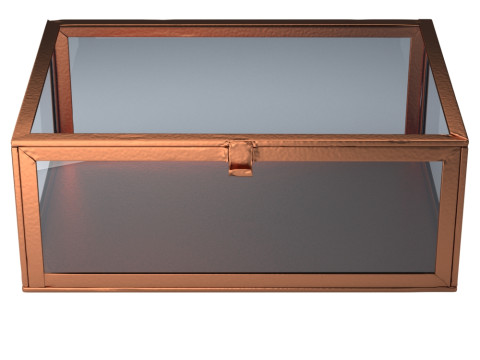Glass Box HM Glasask - Silver - Cooper 3D Model