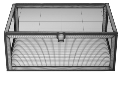 Glass Box HM Glasask - Silver - Cooper 3D Model