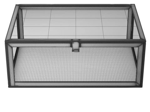 Glass Box HM Glasask - Silver - Cooper 3D Model