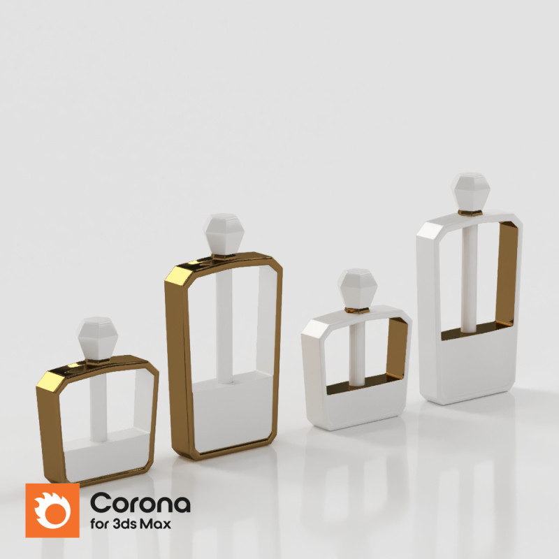 Vases Aura Bosa 3D Model .c4d .max .obj .3ds .fbx .stl .blend 