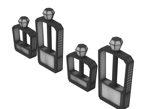 Vases Aura Bosa 3D Model