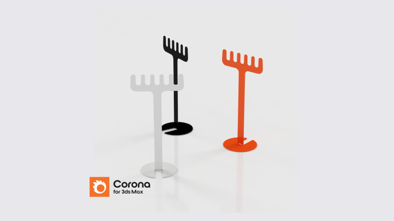 Jewelry Design Necklace Hanger 3D Модель .c4d .max .obj .3ds .fbx .stl .blend 