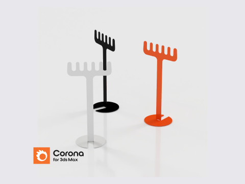 Jewelry Design Necklace Hanger 3D 모델
