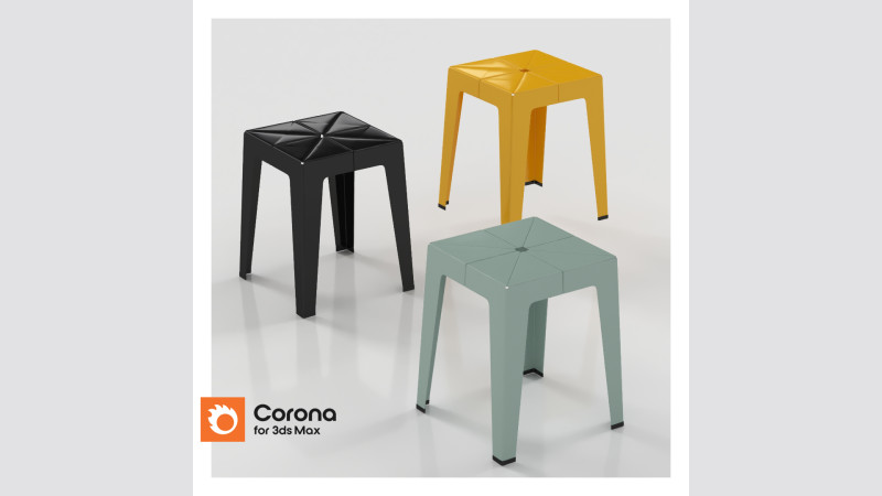 Tuck Stool Modelo 3D .c4d .max .obj .3ds .fbx .stl .blend 