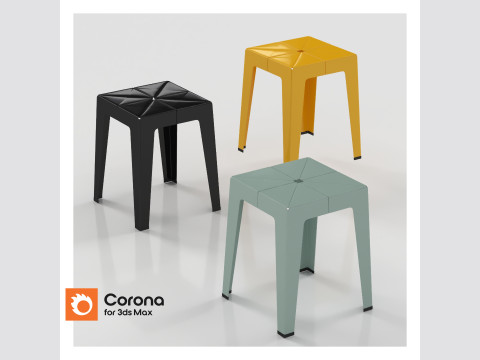 Tuck Stool 3D मॉडल