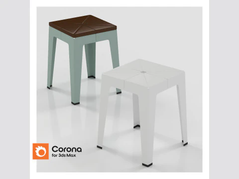 Tuck Stool 3D Model