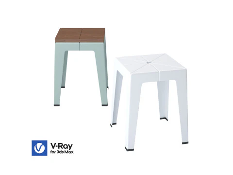 Tuck Stool 3D Model